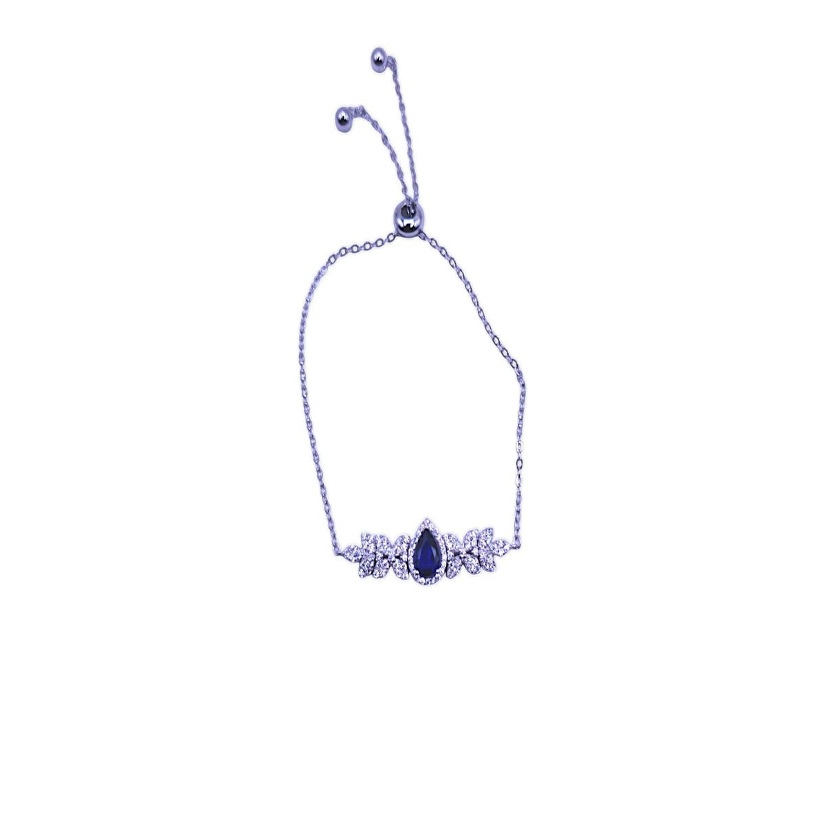 Blue stone fine silver Necklace