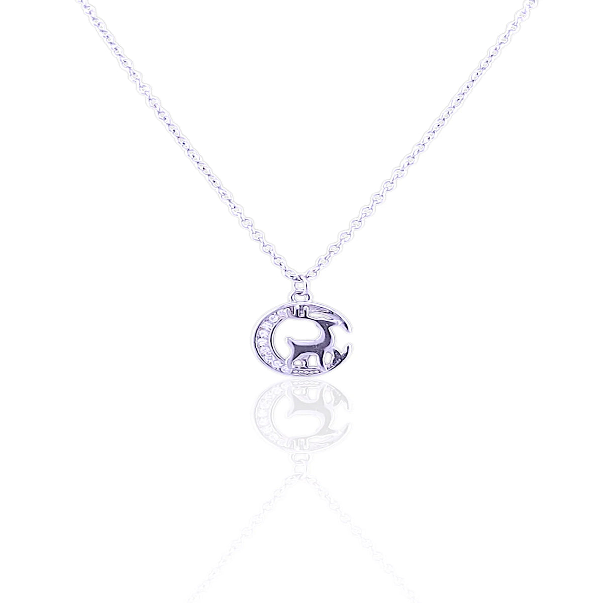 Deer Pendant chain set