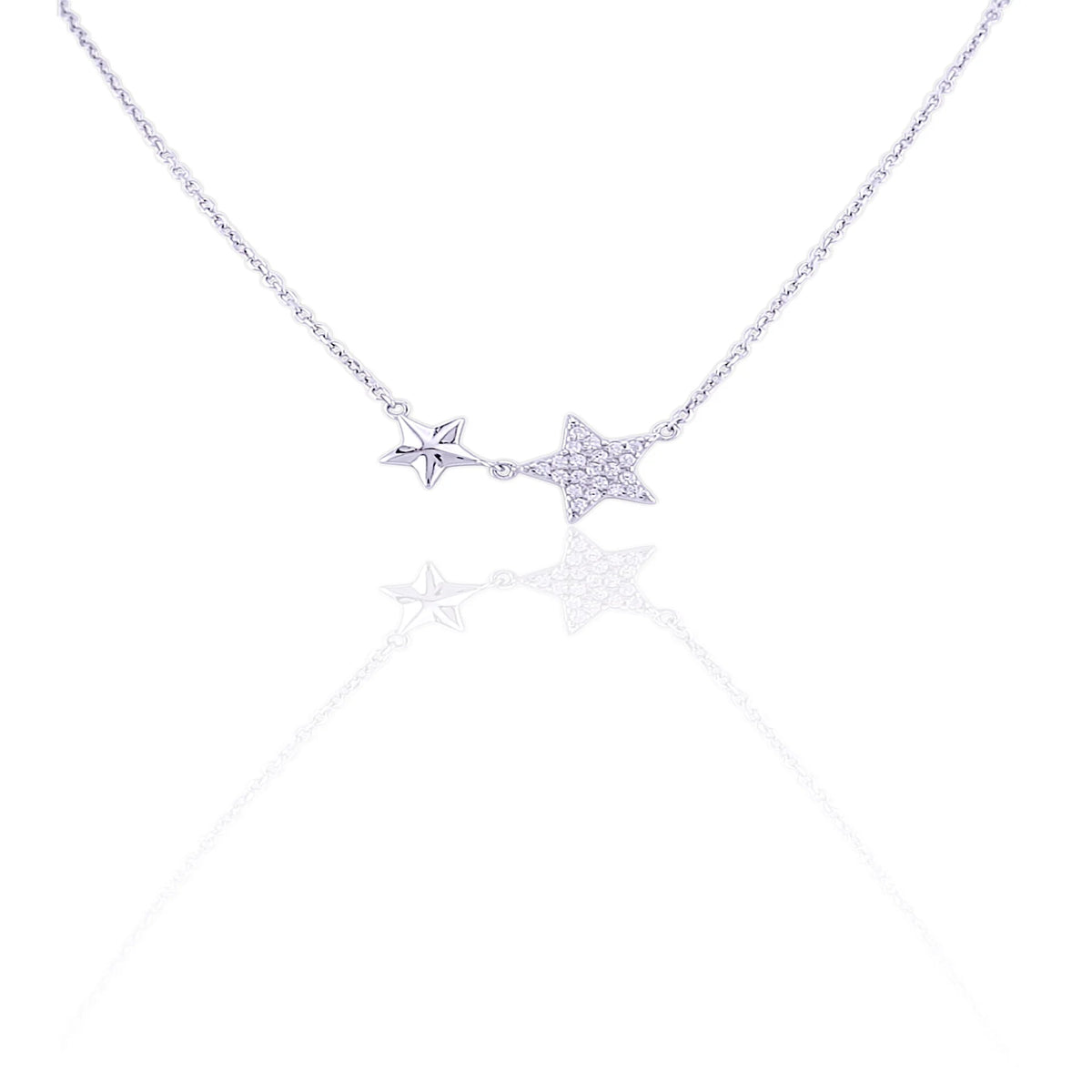 Two star pedant chain set