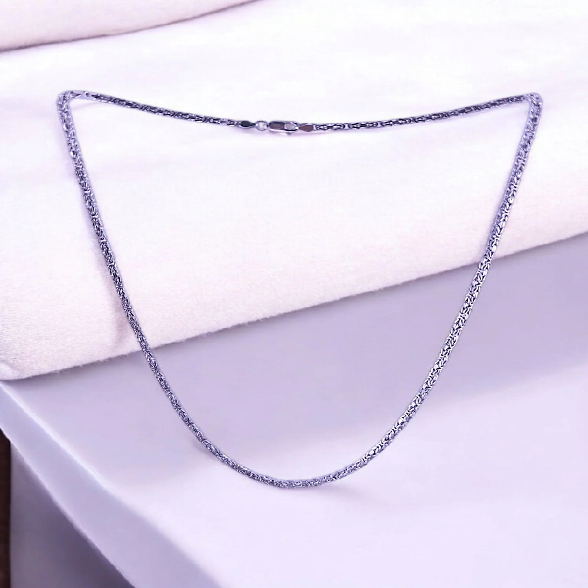 Fine silver men chains