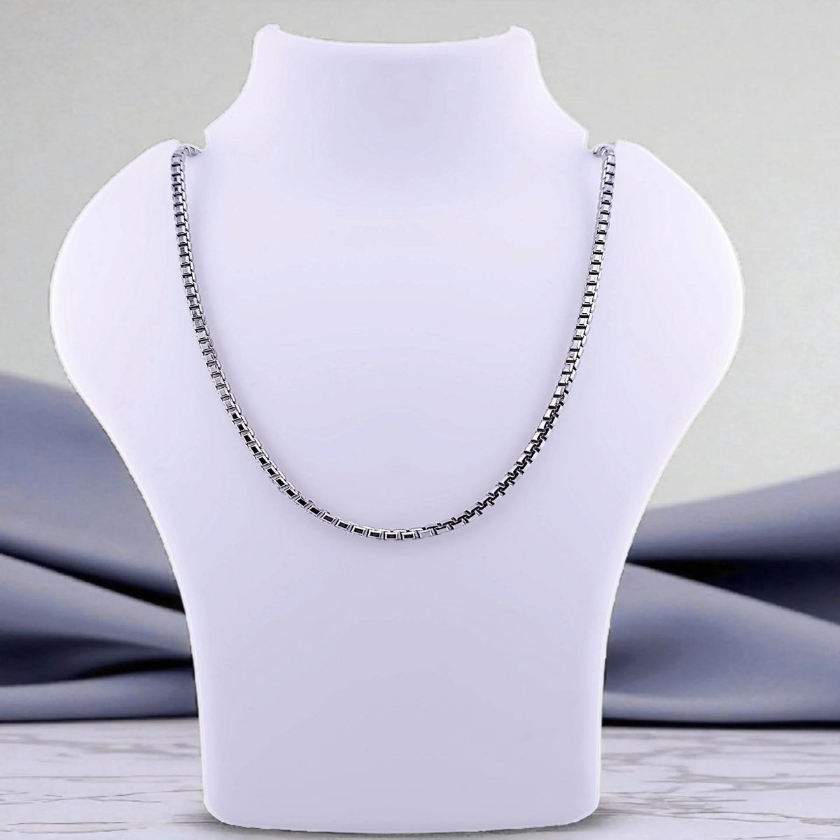 Fine silver men chain