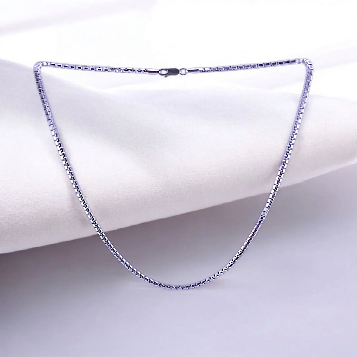 Fine silver men chain