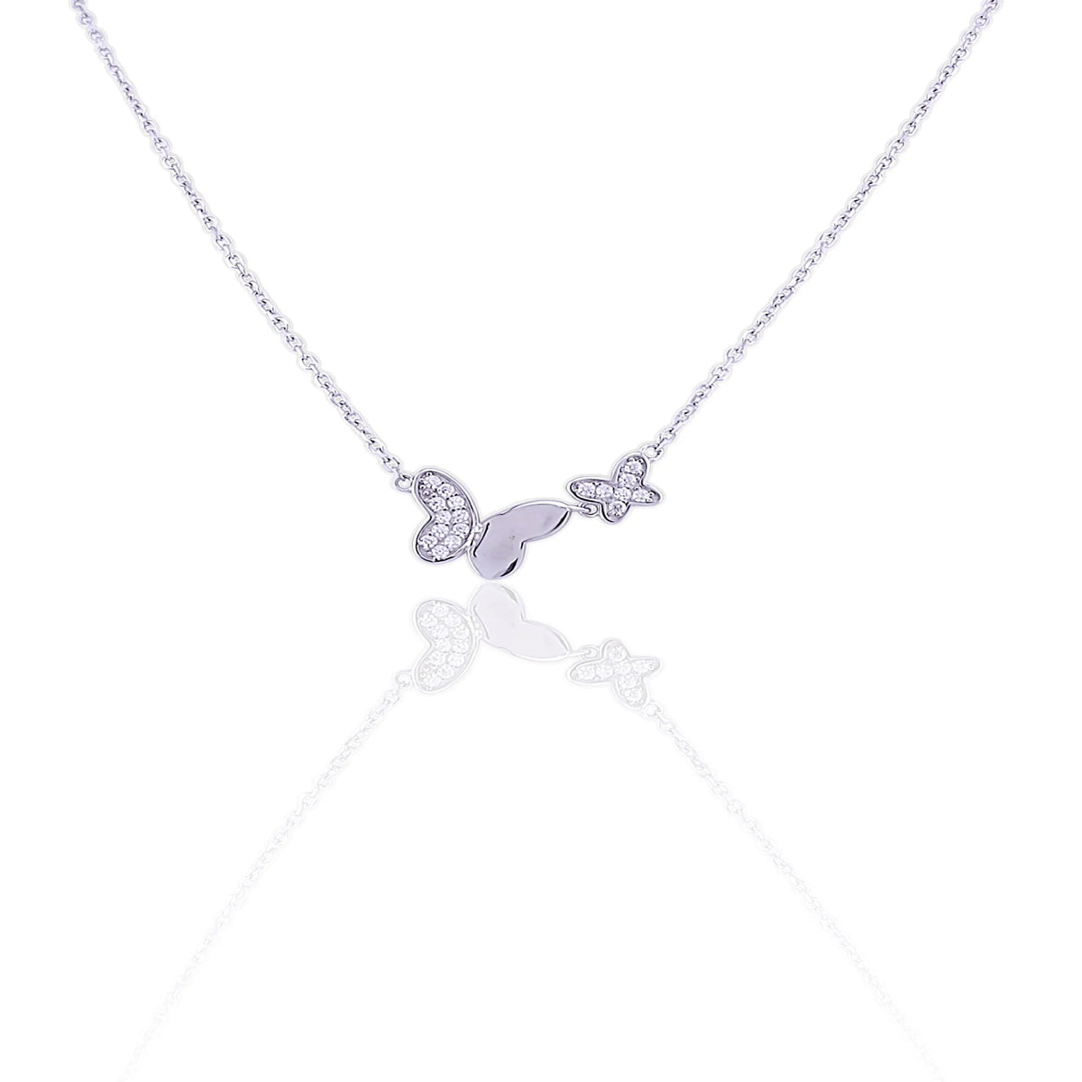 Butterfly pedant chain set