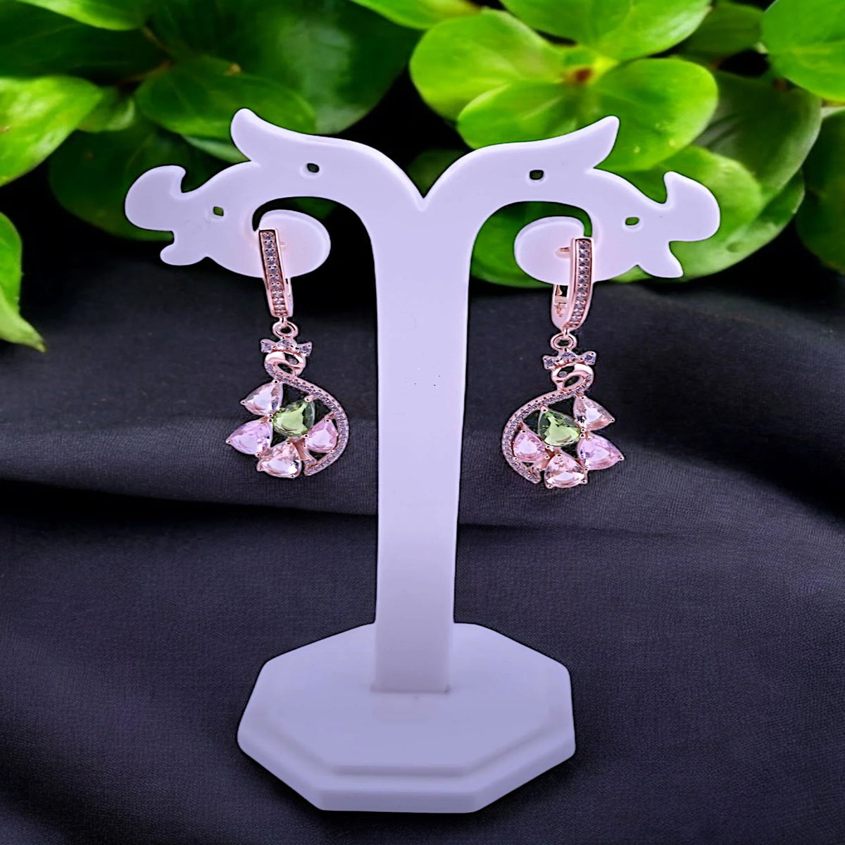 Duck design unique pattern earrings