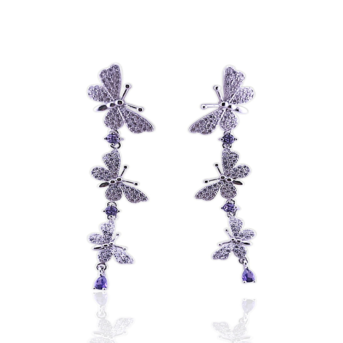 Butterfly earring for women
