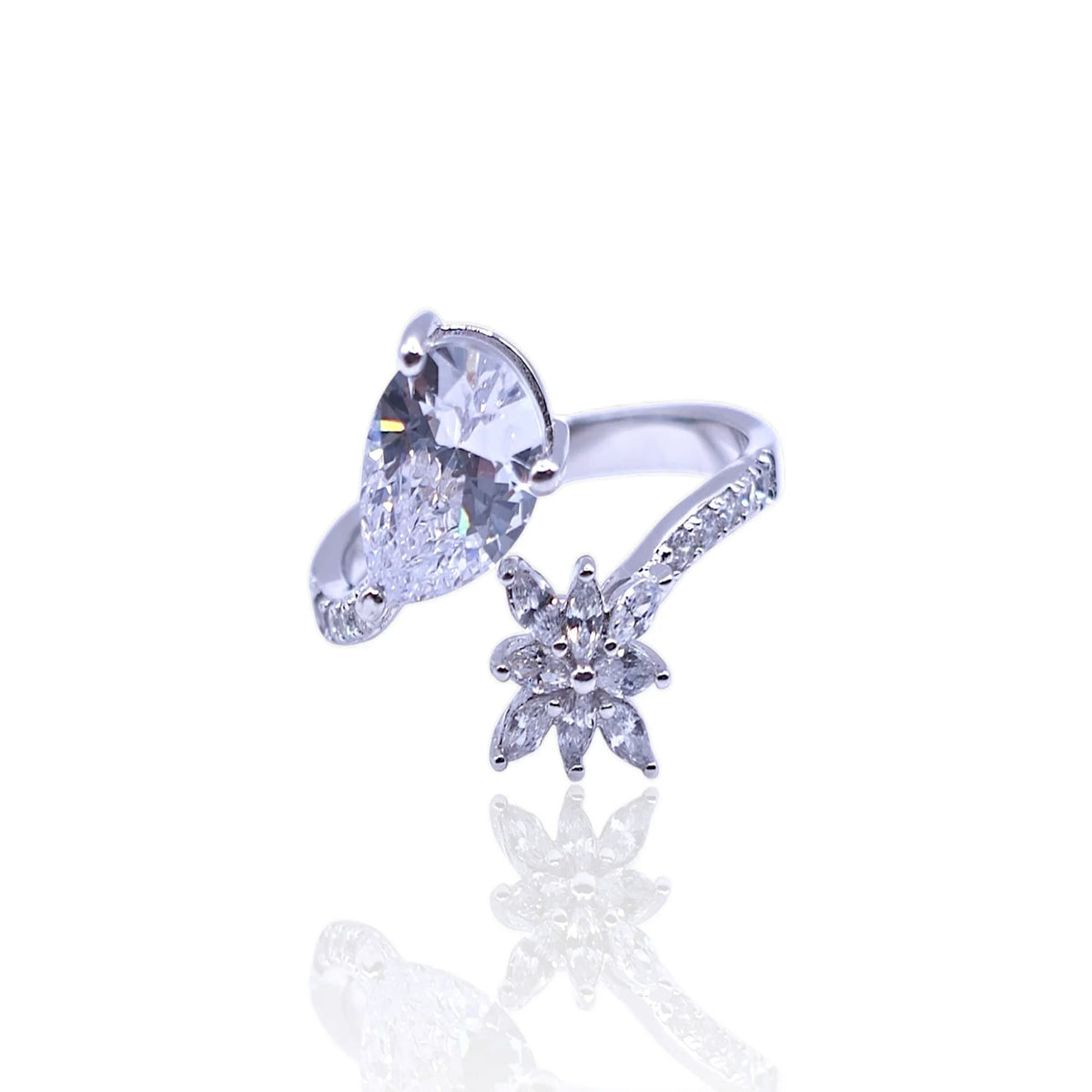 Premium silver women ring