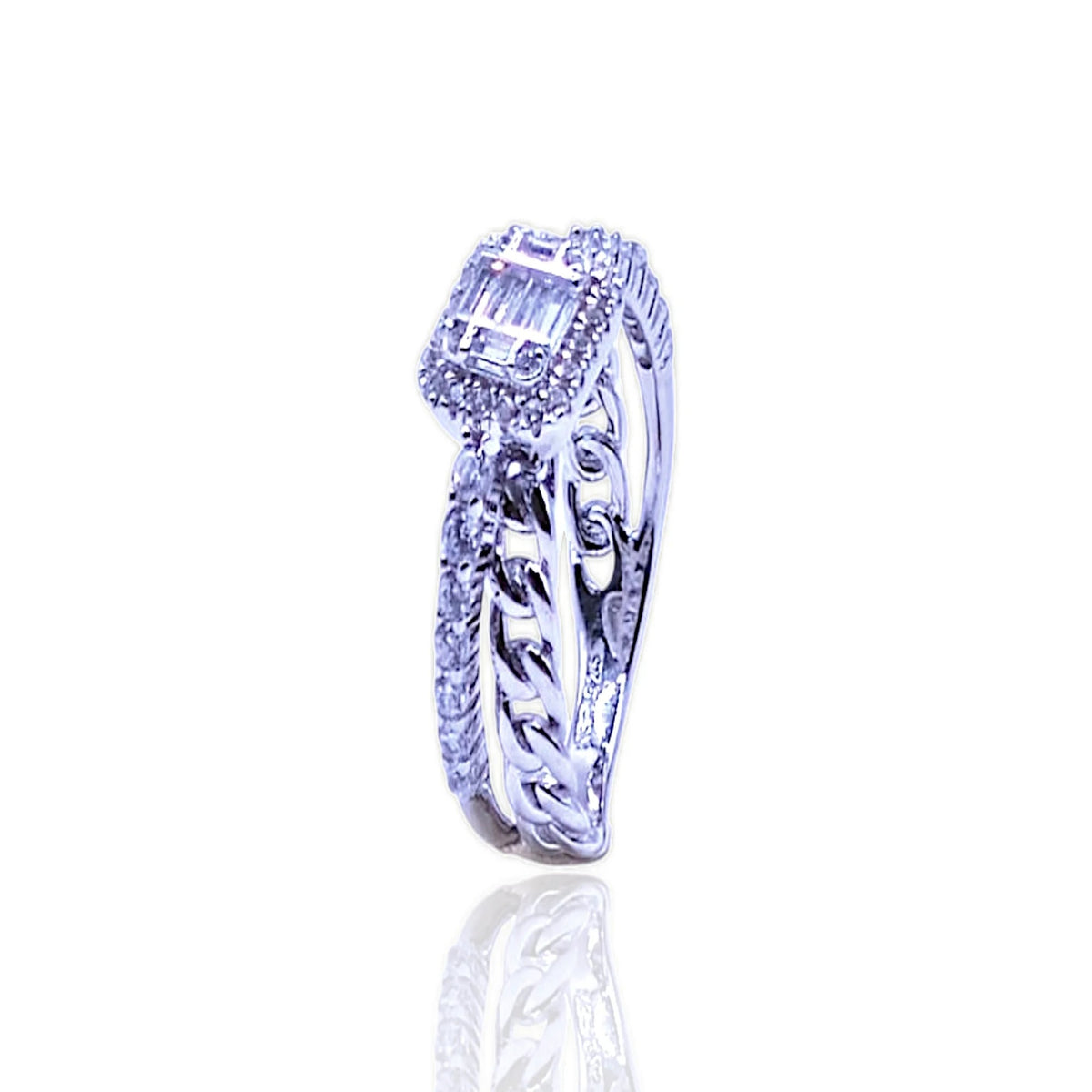 Fancy stone women ring