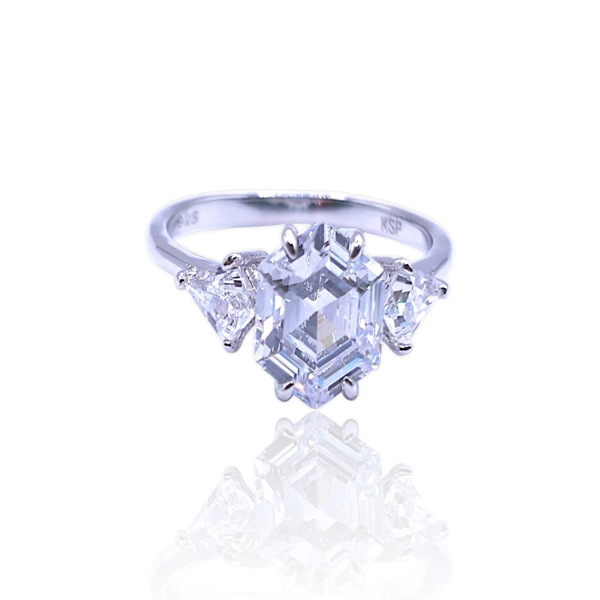 Premium KSP silver women ring