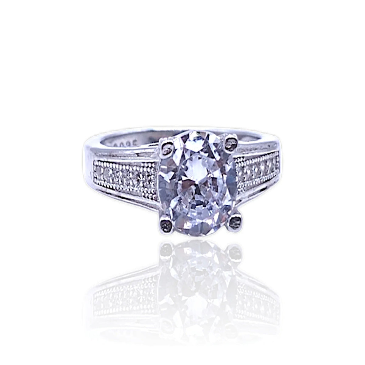 Single stone women ring