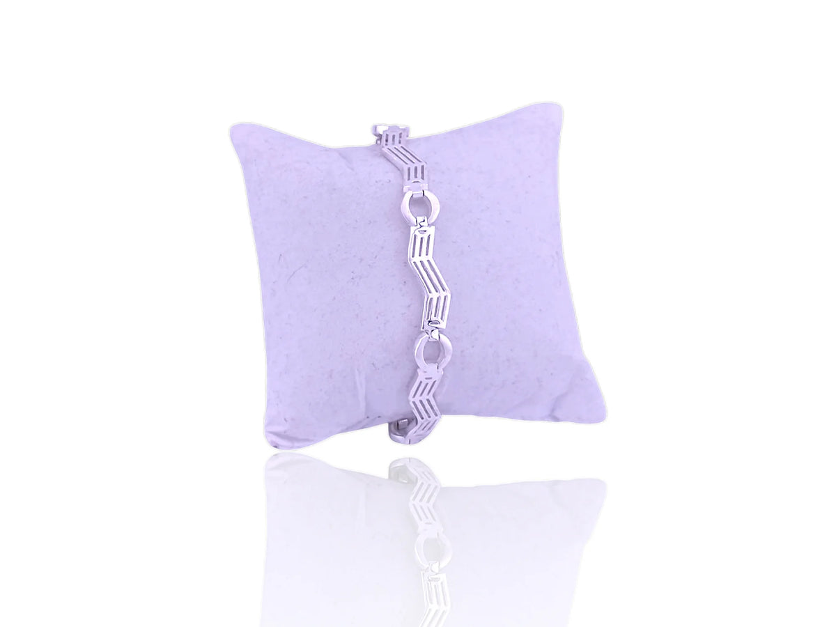 Pure silver men Bracelet