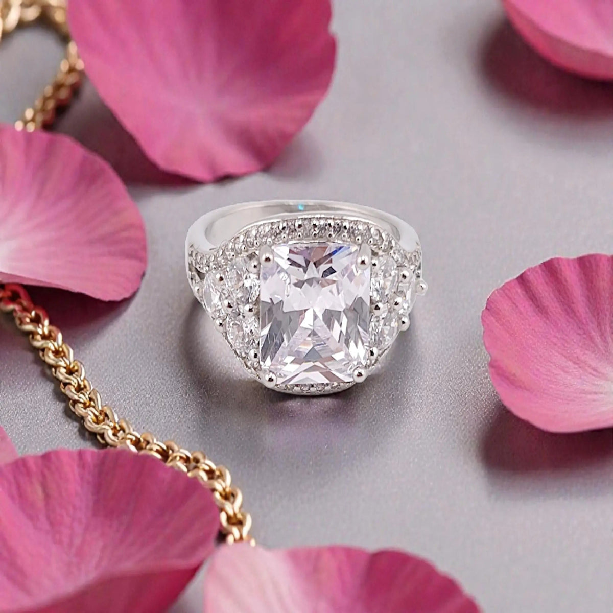 Premium silver women ring