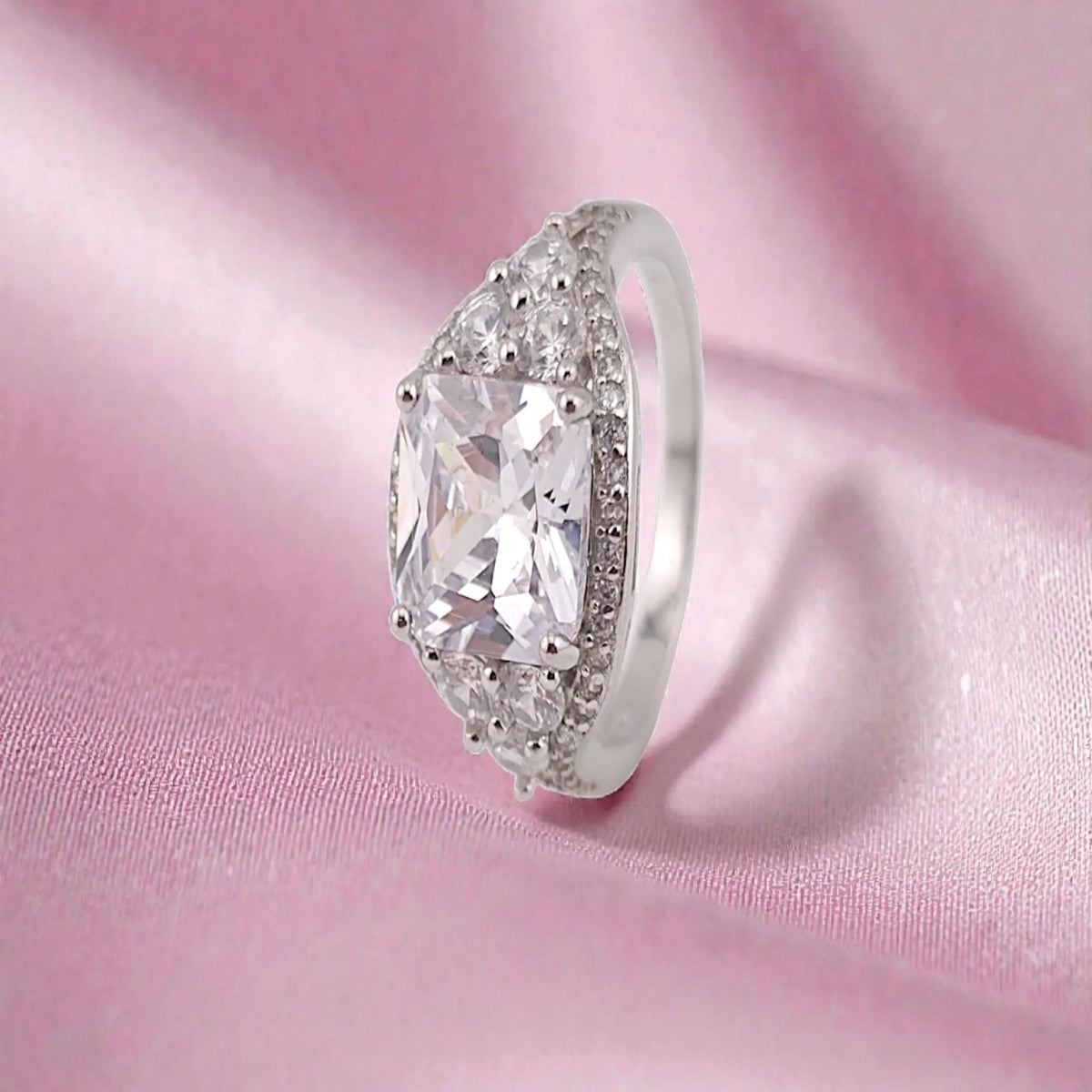Premium silver women ring