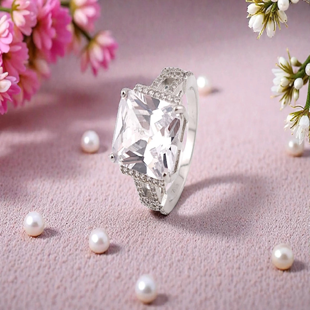 Premium silver ring