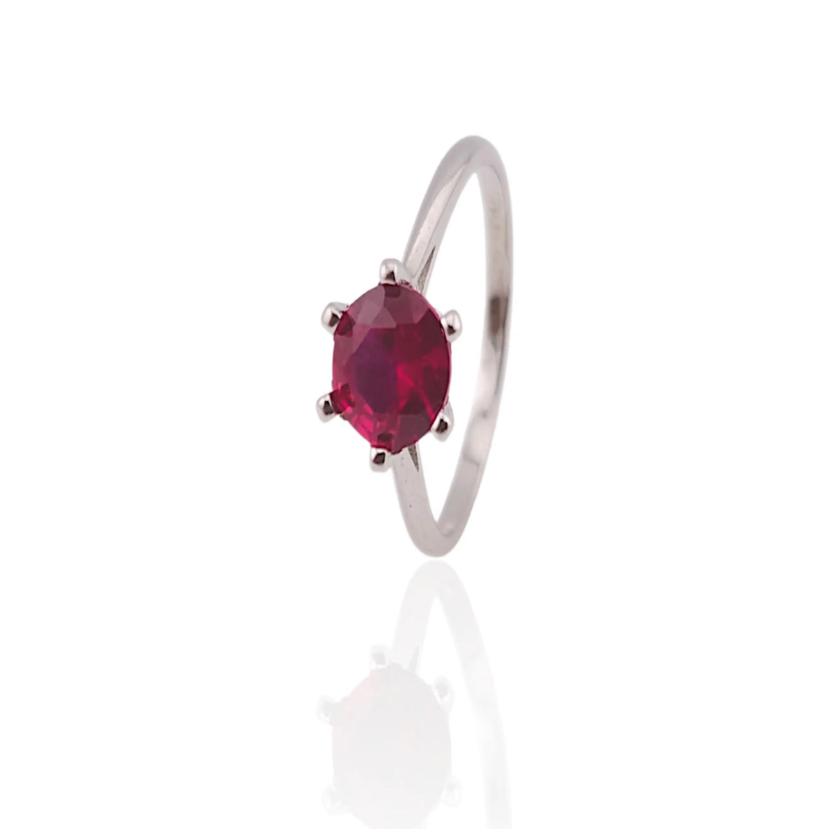 Single stone women ring