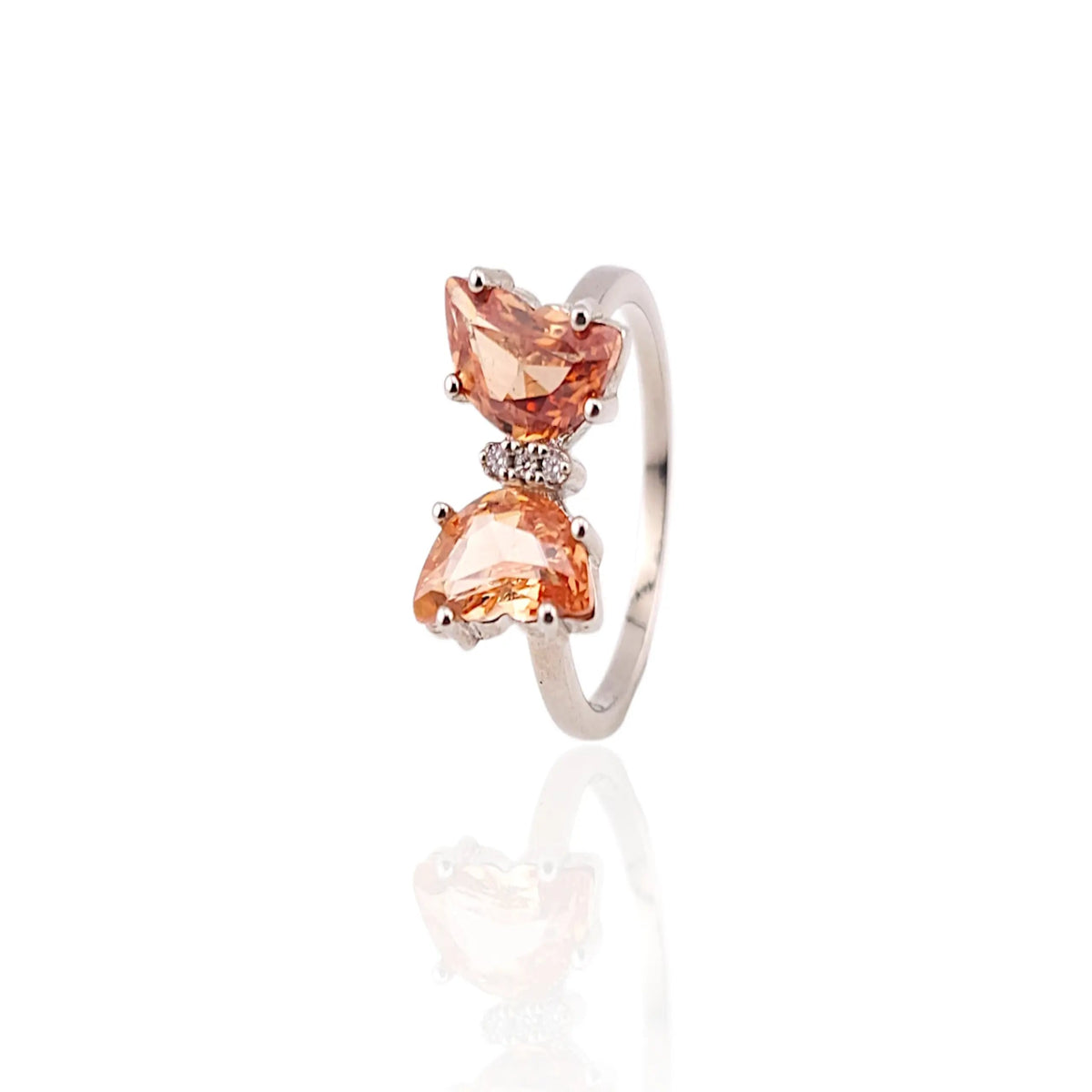 Premium Butterfly shape cut stone ring