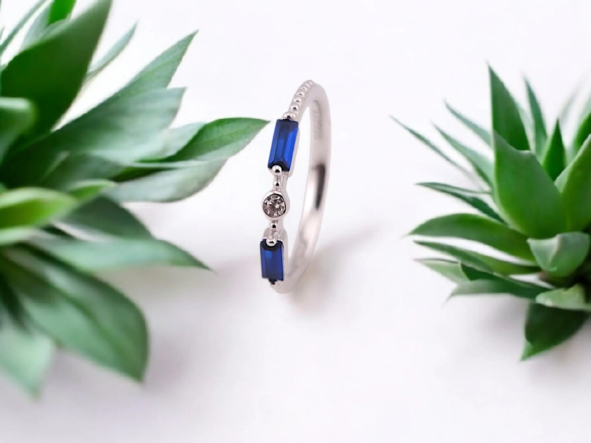Pure silver women ring