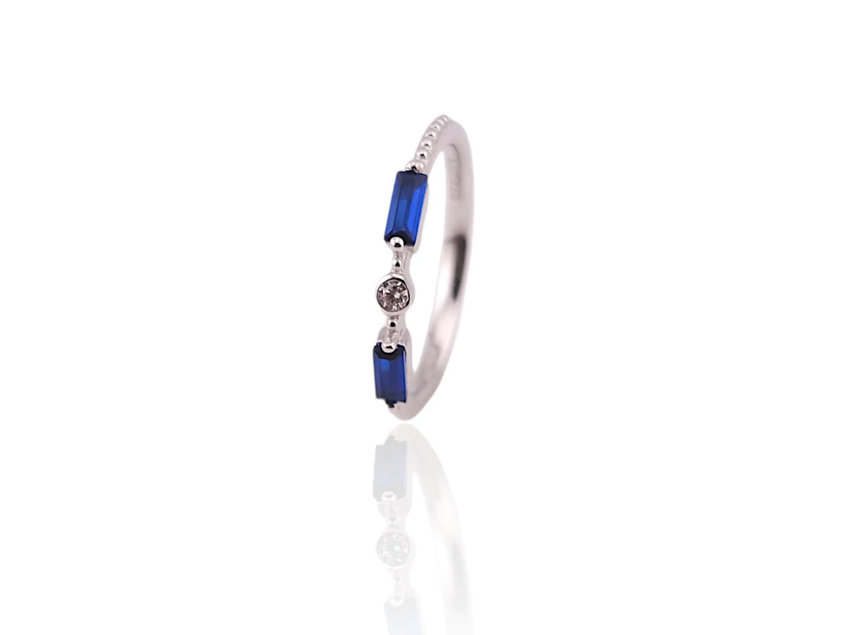 Pure silver women ring
