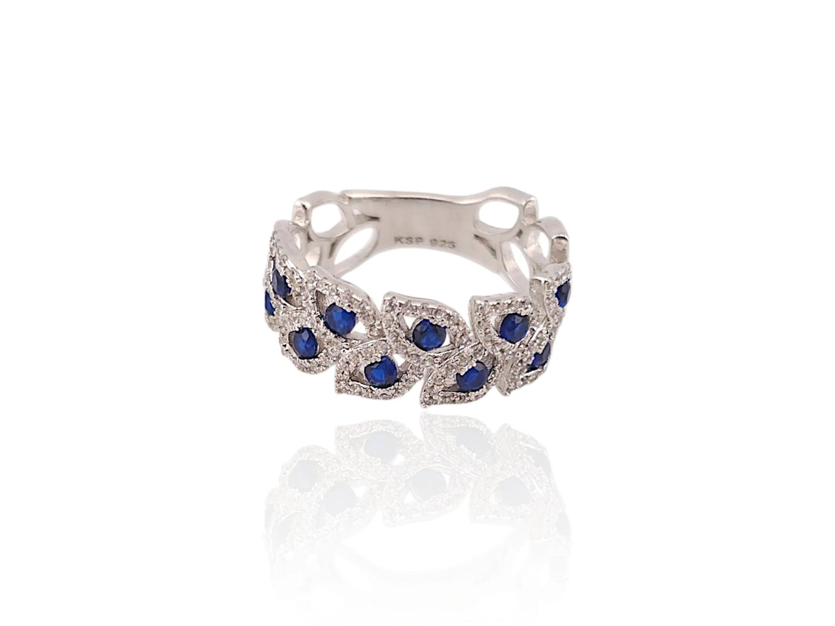 Pure silver women ring