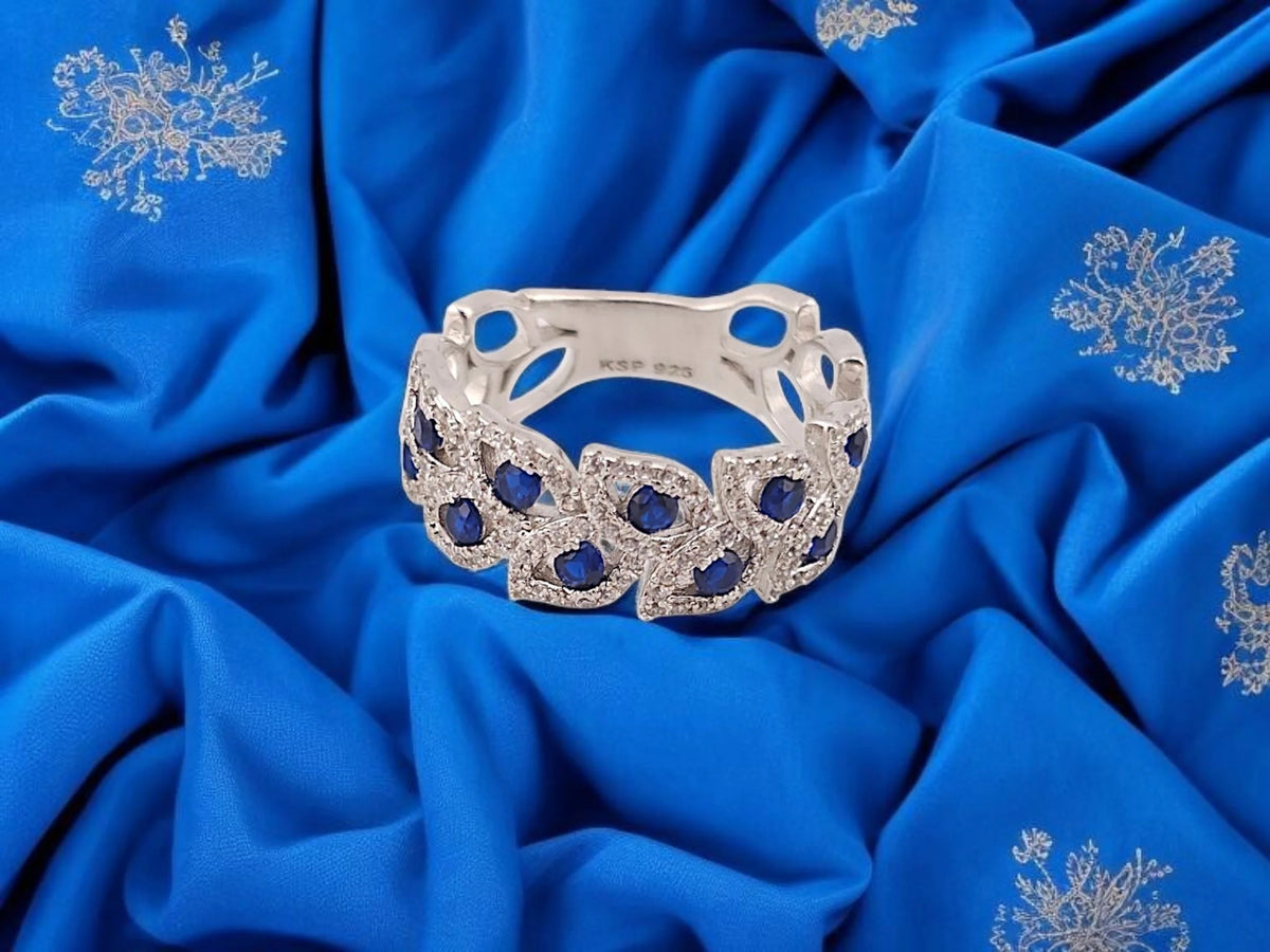 Pure silver women ring