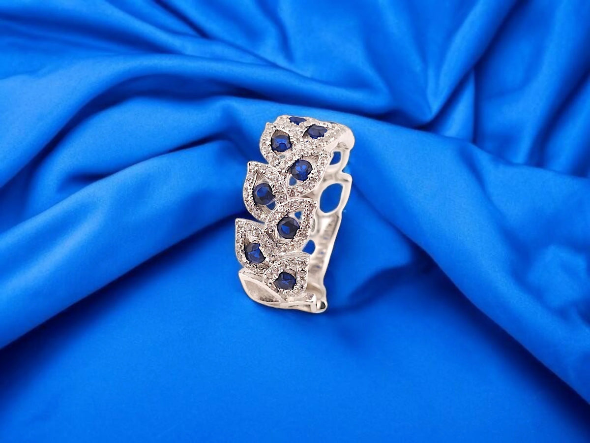 Pure silver women ring