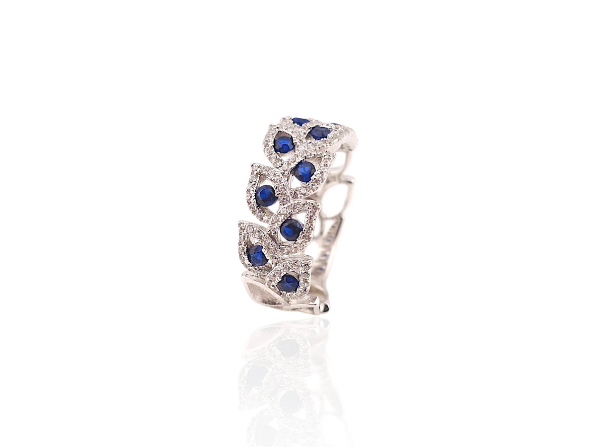 Pure silver women ring