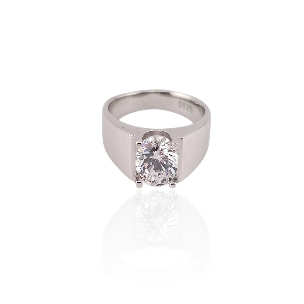 Single stone men fancy ring