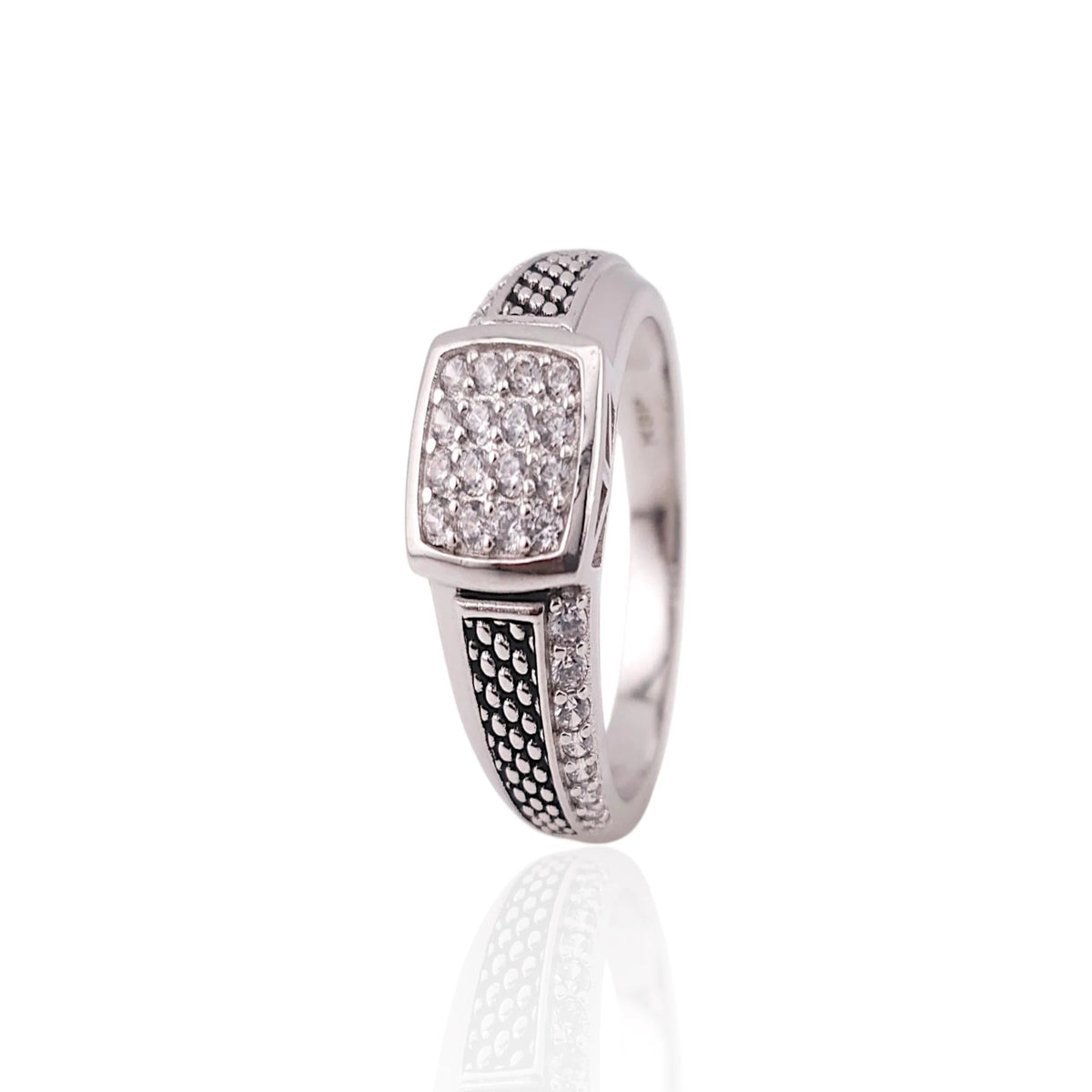 Real Rhodium Men Ring