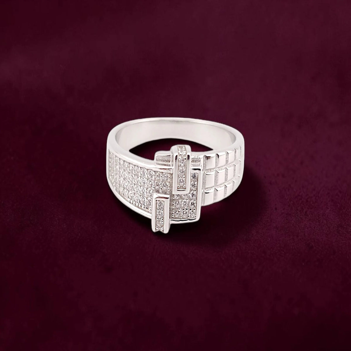men premium fancy cut ring