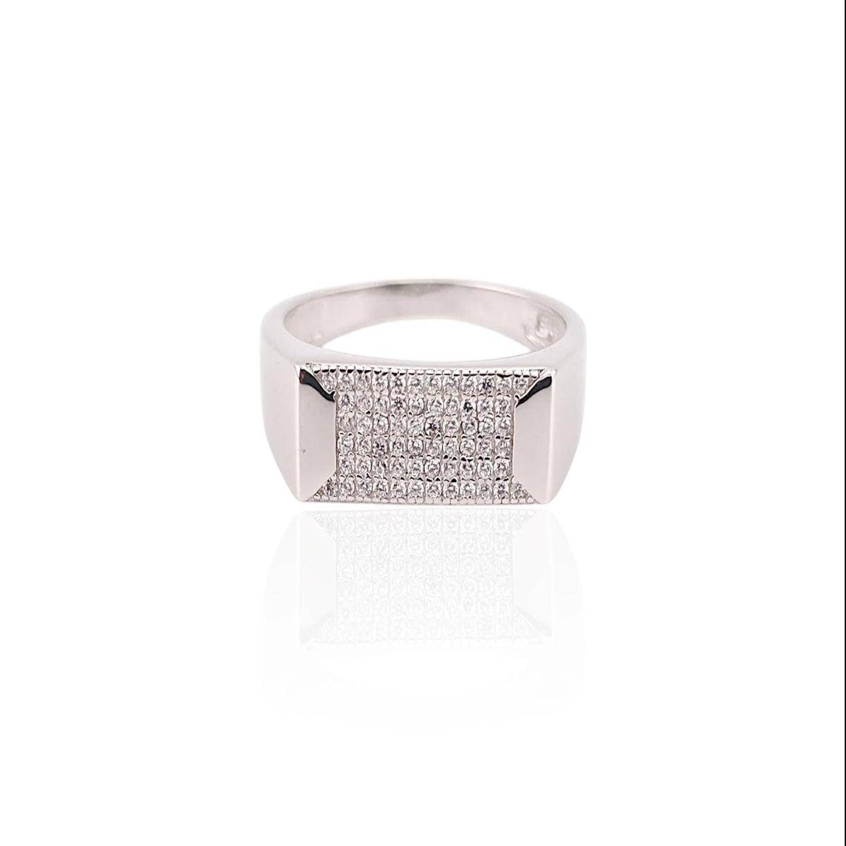 Full stone men ring