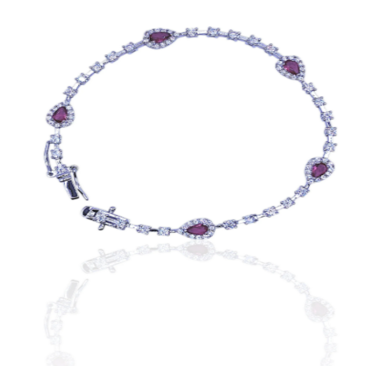 Red stone premium bracelet