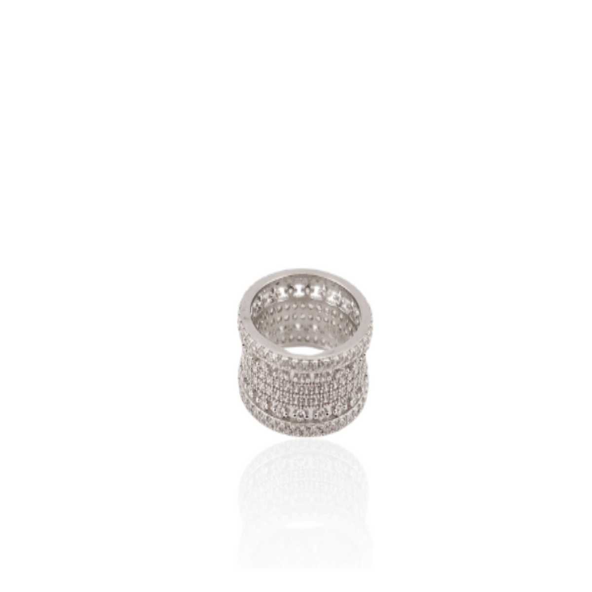 CZ stone band ring