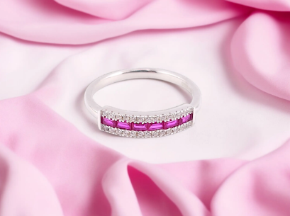 Premium silver women ring