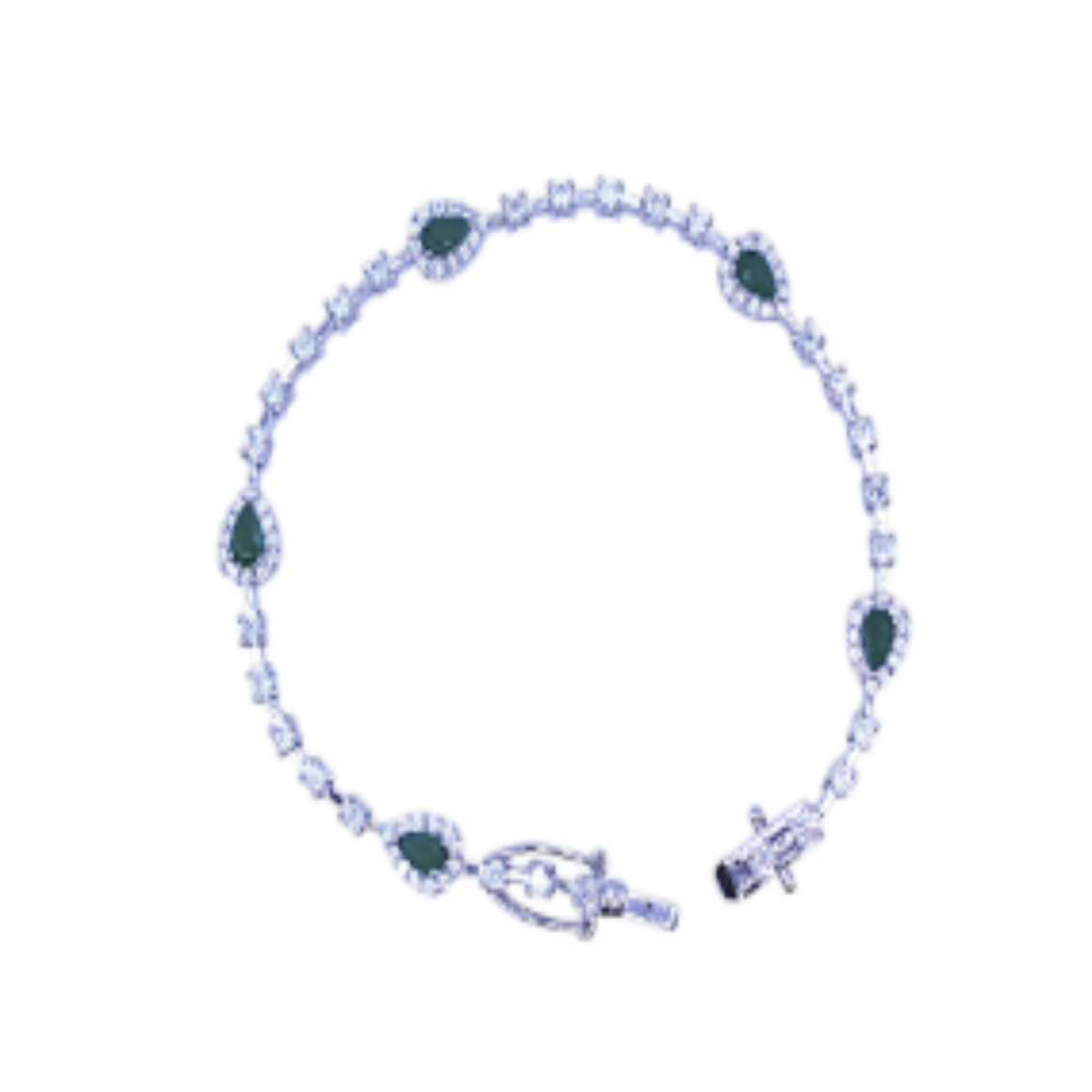 Fancy green stone premium Bracelet